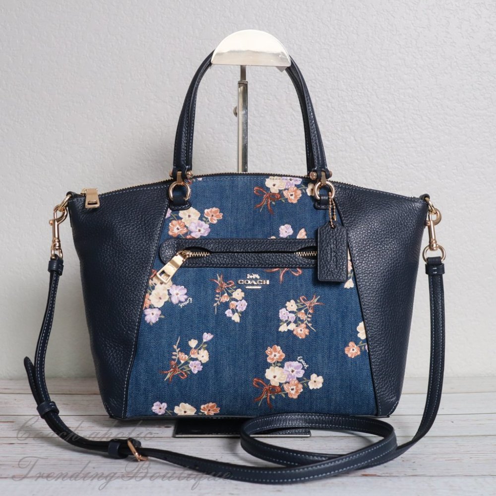NWT Coach 91045 Prairie Satchel with Floral Print - Picture 11 of 15